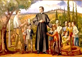 Don Bosco auf Herbstwanderung
